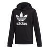 Bluza z kapturem dziecięca Adidas Originals Trefoil sportowa klasyczna z dużym logo czarna (DV2870)