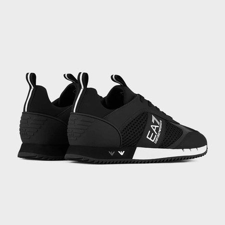 Sneakersy męskie Emporio Armani EA7 sportowe czarno-białe (X8X027-XK050-A120)