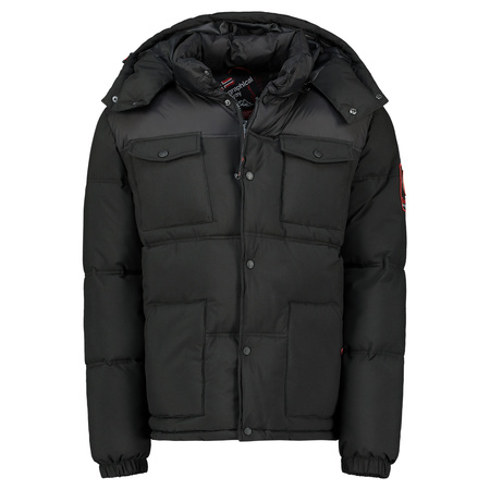Kurtka męska Geographical Norway BAREDA DB BLACK MEN 096 BLACK (WY3882H/GN-NOIR)