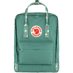 Plecak turystyczny damski/męski Fjällräven Kånken Frost Green-Confetti Pattern miejski zielony (F23510-664-916)