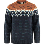 Sweter męski Fjällräven Övik Knit Sweater M Dark Navy-Terracotta Brown (F81829-555-243)