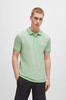 Koszulka Polo męska BOSS Paule 4 Open Green slim fit zielona (50506195-388)