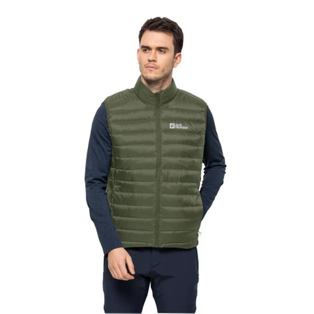 Kamizelka męska bezrękawnik Jack Wolfskin Pack & Go Down Vest  M sportowa zielona (1207011_4129)