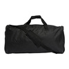 Torba sportowa LINEAR DUFFEL L BLACK/WHITE na ramię regulowana duża pojemność czarna (HT4745)
