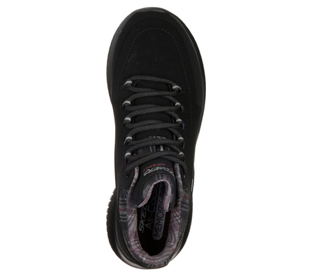 Wyprzedaż - Buty sportowe damskie Skechers Ultra Flex Just Chill czarne (12918-BBK)