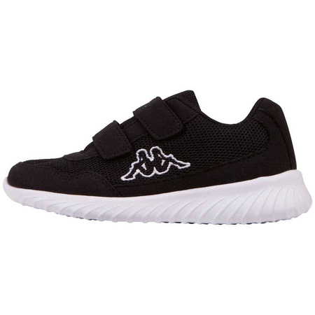 Buty sportowe dziecięce Kappa Cracker II K sneakersy na rzepy czarne (260647K-1110)