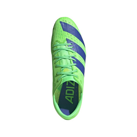 Kolce sprinterskie męskie adidas Adizero Finesse U lekkoatletyczne do biegania zielone (Q46196)