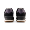 Sneakersy damskie New Balance 574 buty sportowe skórzane czarne (WL574RA)