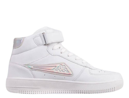  Sneakersy damskie z wysoką cholewką KAPPA BASH MID GC WOMEN WHITE/MULTI (242610GC-1017)