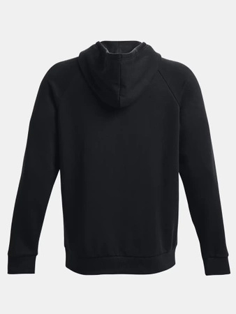 Bluza sportowa męska UNDER ARMOUR Rival Fleece Logo z kapturem kangurka czarna (1379758-001)