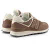 Sneakersy damskie New Balance WL574 brown Lifestyle (WL574RTS)