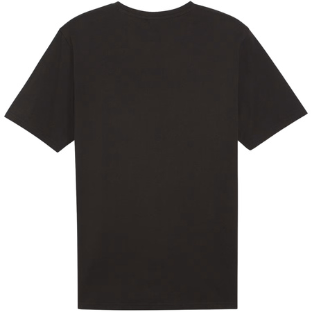 Koszulka męska Puma Team Rise Logo Jersey Cotton czarna (658705 03)