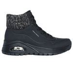 Buty sportowe damskie Skechers Uno Rugged Darling Daze wysokie czarne (167988-BLK)