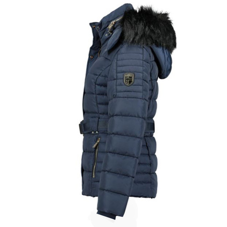 Wyprzedaż - Kurtka zimowa damska Geographical Norway Blood Lady Blue parka granatowa (WT4141F/GN-BLUE)