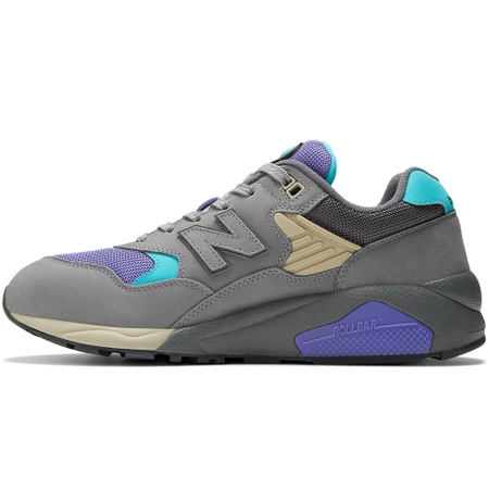 Buty męskie New Balance MT580VA2 RollBar szare sneakersy ze skóry zamszowej  (MT580VA2)