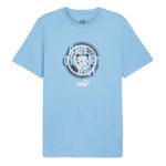 Koszulka męskie Puma MCFC FTBL CULTURE TEE Niebieski (77777439)