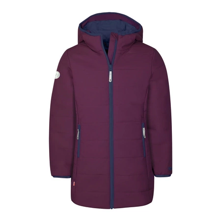 Kurtka zimowa dziewczęca Trollkids Girls Stavanger Coat plum/navy wodoodporna fioletowa (219-235)