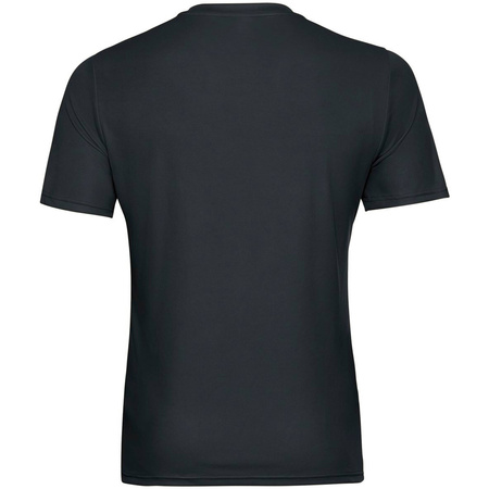 Wyprzedaż - Koszulka sportowa męska Odlo T-shirt crew neck s/s F-DRY oddychająca czarna (550822/15000)