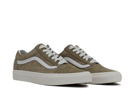 Wyprzedaż - Sneakersy Vans UA OLD SKOOL damskie/męskie streetwearowe buty sportowe zielone (VN0A5JMI8DT1)