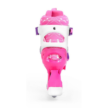 Zestaw SMJ Sport Combo Pink LED: 2w1 wrotko-rolki (HS-TNK-000009549)