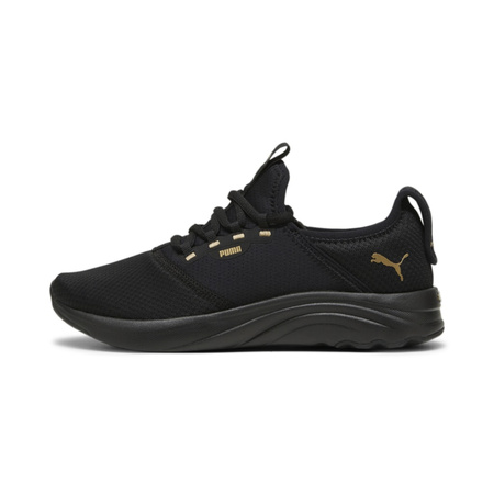 Buty sportowe damskie Puma Softride Aria Wn S Black Gold sneakersy czarne (309823-02)