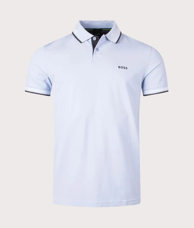 Koszulka Polo męska BOSS Paul Bright Purple slim fit fioletowa (50506193-527)