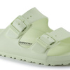 Klapki męskie Birkenstock Arizona Essentials EVA Regular Faded Lime na szeroką stopę piankowe (1024571)