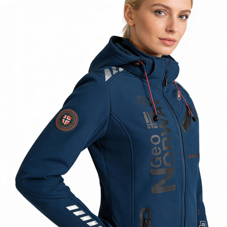 Kurtka softshell damska Geographical Norway REINE ASSORT B EO LADY 007 NAVY / NAVY (WU8088F/GNO-MARINE / MARINE)