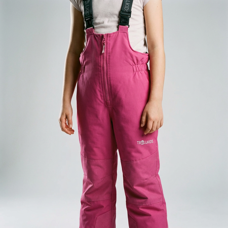 Spodnie zimowe dziecięce Trollkids Kids Nordkapp Pants sportowe narciarskie różowe (902-240)