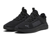 Wyprzedaż - Buty sportowe męskie Puma Softride Astro Slip Black Cool Dark oddychające czarne (378799-01)