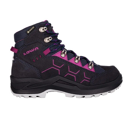 Buty trekkingowe dziecięce Lowa KODY Evo GTX mid junior navy/beere gore-tex wodoodporne (650050 6951)