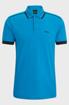 Koszulka Polo męska BOSS Paddy 1 Turquoise/Aqua regular fit turkusowa (50512995-442)