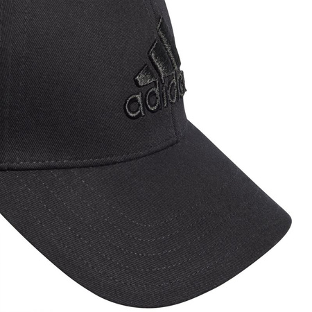 Czapka z daszkiem młodzieżowa adidas Big Tonal Logo Baseball Jr czarna (HZ3045)