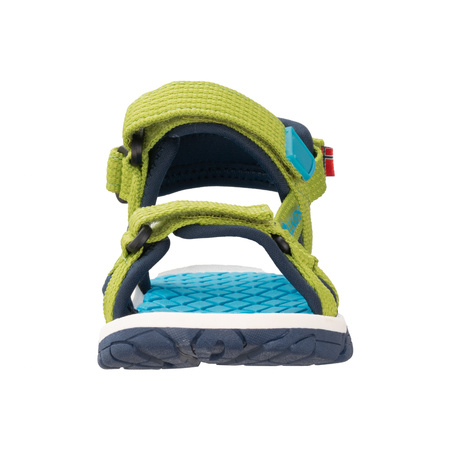 Sandały sportowe dziecięce dla chłopca/dziewczynki Trollkids Kids Oslofjord Sandal kiwi/mystic blue  (268-346)