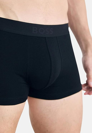 Bokserki męskie Boss Trunk 3 Pak majtki bawełniane dopasowany krój bielizna (50544263-002)