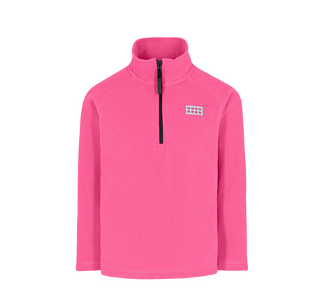 Wyprzedaż - Bluza polarowa dziecięca różowa Lego Wear dla dziewczynki dziewczęca różowa (22972-464)
