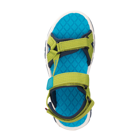 Sandały sportowe dziecięce dla chłopca/dziewczynki Trollkids Kids Oslofjord Sandal kiwi/mystic blue  (268-346)