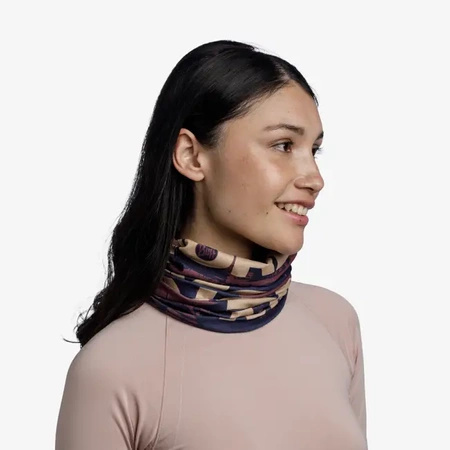 Wyprzedaż - Chusta wielofunkcyjna Buff THERMONET® RUMEL MULTI bezszwowa i elastyczna z tkaniny PrimaLoft czarna  (132483.555.10.00)