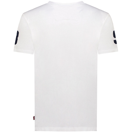 T-Shirt Geographical Norway JEQUESTRE MEN 254 biały męska (SY1305H/GN-White)