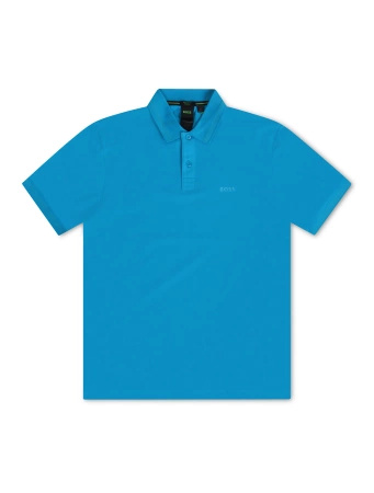 Wyprzedaż - Koszulka Polo męska BOSS Pio 1 Turquoise/Aqua regular fit turkusowa (50507583-442)