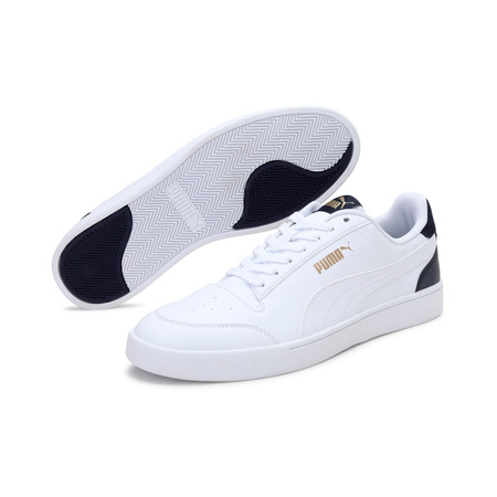 Buty sportowe męskie Puma Shuffle White White Peaco sneakersy białe (309668-05)