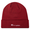 Czapka zimowa męska Champion Legacy BEANIE CAP akryl bordowa (804671RS506)