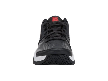 Buty sportowe męskie K-Swiss Court Express sneakersy skórzane czarne (05443-017-M)