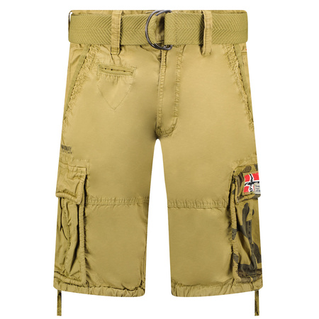 Bermudy Geographical Norway PASTEQUE EO MEN 063 mastyks (jasnobeżowy) męska (SX1425H/GNO-Mastic)