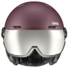 Kask narciarski damski/męski Uvex Wanted Visor snowboardowy all-mountain fioletowy (56/6/262/70)