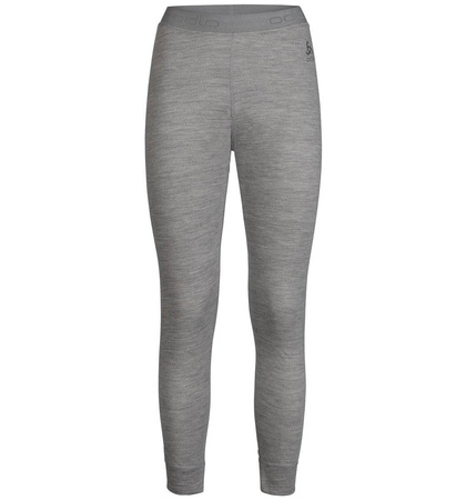 Wyprzedaż - Spodnie techniczne damskie Odlo Base Layer Bottom Long Merino 200 termiczne (110831/10420)