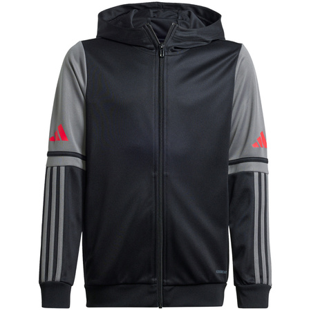 Bluza dla dzieci adidas Squadra 25 Hoodie czarno-szara (JD6087)