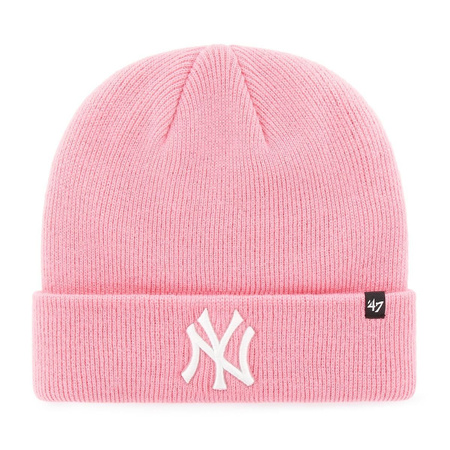 Czapka 47 Brand NEW YORK YANKEES CUFF KNIT Różowy (B-RKN17ACE-RSA)
