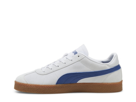 Wyprzedaż - Buty sportowe męskie Puma CLUB SILVER ze skóry zamszowej szare (38111126)