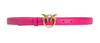 Skórzany pasek z klamrą Pinko LOVE BERRY H2 BELT 100143-A0F1 różowy (2 cm)